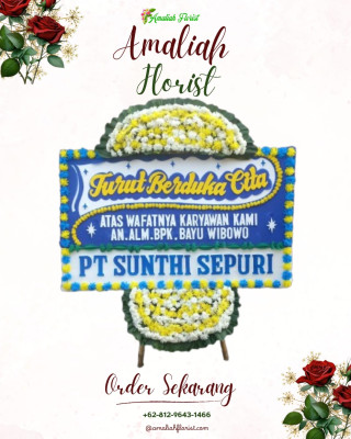 Papan Bunga Duka di Sekanak Raya