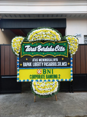 Papan Bunga Duka di Sekanak Raya